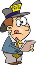1157339-Cartoon-Of-A-Reporter-Boy-Taking-Notes-Royalty-Free-Vector-Clipart